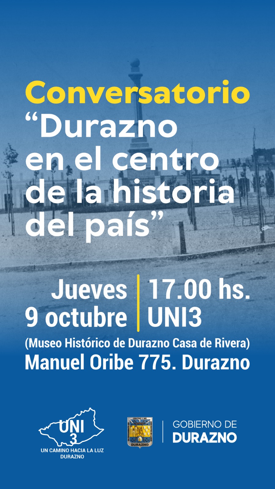 Conversatorio Durazno en el centro de la historia del país