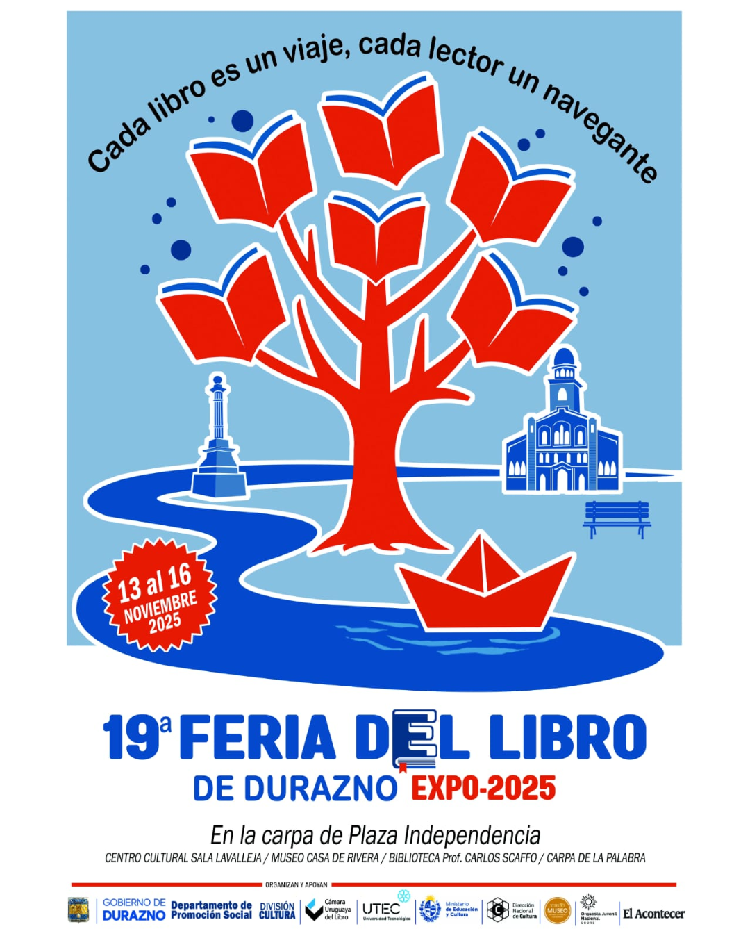 19ª Feria del Libro de Durazno — Expo 2025